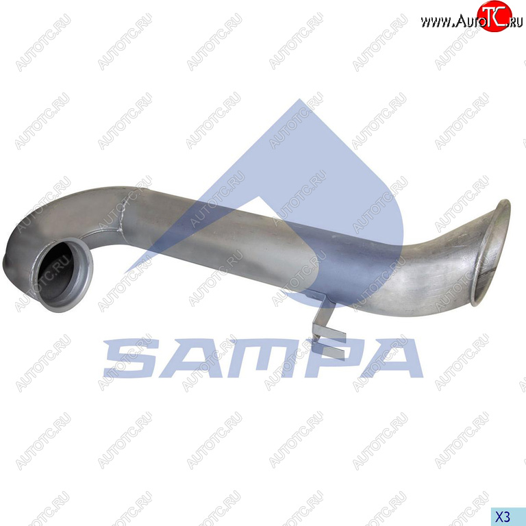 7 499 р. Труба выхлопная глушителя DAF SAMPA SAMPA 050.435  с доставкой в г. Майкоп