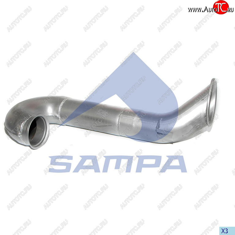 8 499 р. Труба выхлопная DAF 95XF задняя часть SAMPA SAMPA 050.438  с доставкой в г. Майкоп