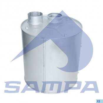 16 899 р. Глушитель DAF 95XF SAMPA SAMPA 050.450  с доставкой в г. Майкоп. Увеличить фотографию 1
