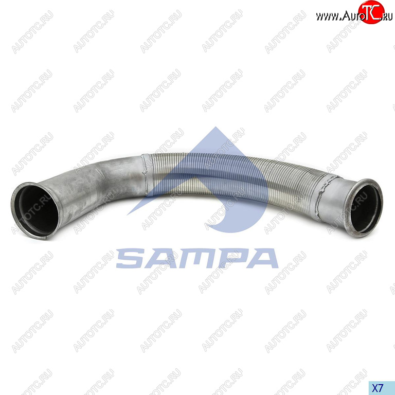 8 549 р. Труба приемная глушителя DAF с гофрой SAMPA SAMPA 050.462  с доставкой в г. Майкоп