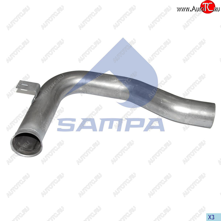 6 849 р. Труба приемная глушителя DAF 95XF SAMPA SAMPA 050.466  с доставкой в г. Майкоп
