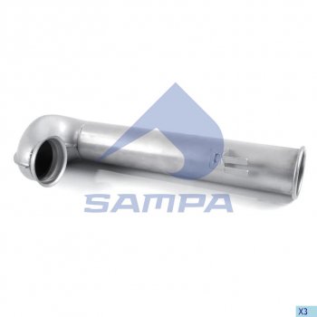 6 999 р. Труба приемная глушителя DAF CF 75 (01-) SAMPA SAMPA 050.486  с доставкой в г. Майкоп. Увеличить фотографию 1