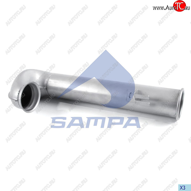 6 999 р. Труба приемная глушителя DAF CF 75 (01-) SAMPA SAMPA 050.486  с доставкой в г. Майкоп