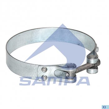 669 р. Хомут глушителя DAF (d=128-132) SAMPA SAMPA 050.488  с доставкой в г. Майкоп. Увеличить фотографию 1