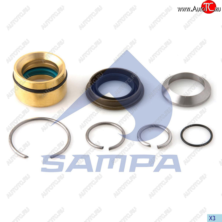 1 289 р. Ремкомплект DAF цилиндра подъема кабины SAMPA SAMPA 050.586  с доставкой в г. Майкоп