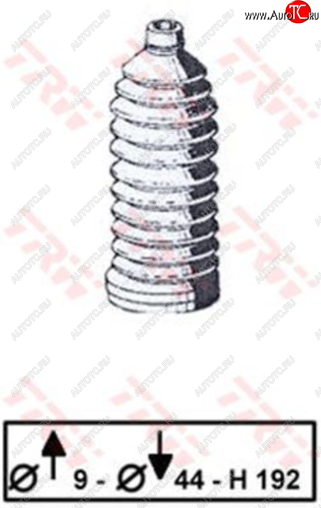 389 р. Пыльник VW Passat (88-) рейки рулевой (без хомутов) FEBI FEBI 05067  с доставкой в г. Майкоп