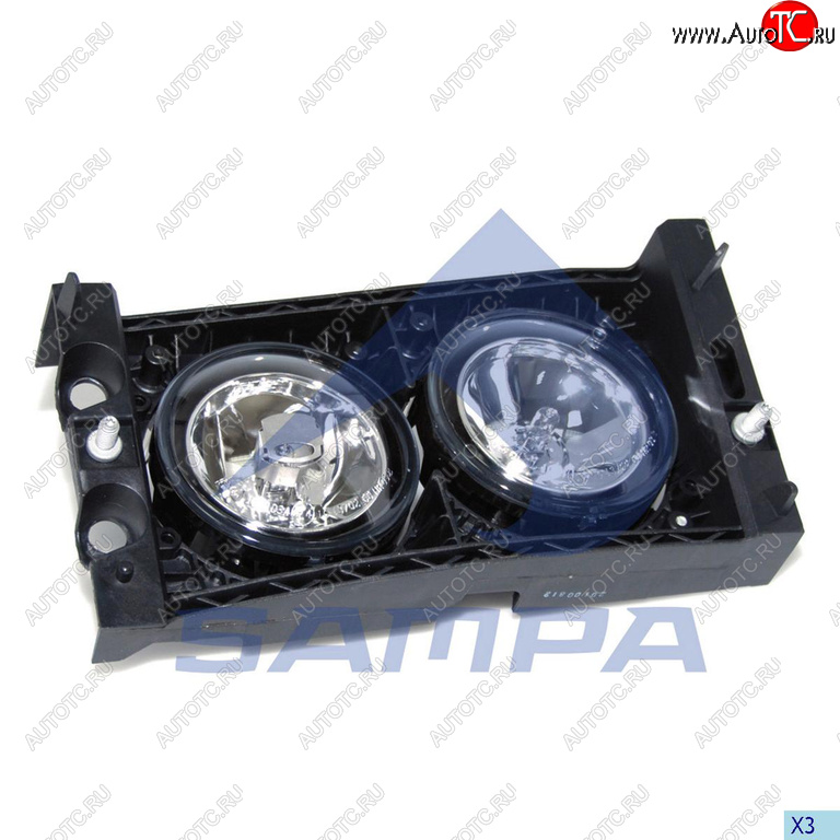 3 689 р. Фара противотуманная DAF XF95,CF65,CF75,CF85,LF45,LF55 правая SAMPA SAMPA 051.087  с доставкой в г. Майкоп