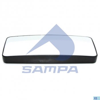 1 189 р. Элемент зеркальный DAF XF,CF MAN F2000 левыйправый с подогревом SAMPA SAMPA 051.118  с доставкой в г. Майкоп. Увеличить фотографию 4