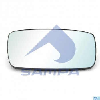 1 429 р. Элемент зеркальный DAF XF105 основной с подогревом левыйправый SAMPA SAMPA 051.129  с доставкой в г. Майкоп. Увеличить фотографию 1