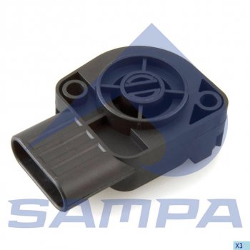 1 359 р. Датчик DAF CF85,75,XF105 положения педали газа SAMPA SAMPA 051.137  с доставкой в г. Майкоп. Увеличить фотографию 1