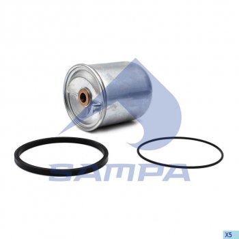 1 799 р. Фильтр масляный DAF 75CF,85CF,95XF центрифуга (втулки 14мм) SAMPA SAMPA 051.302-01  с доставкой в г. Майкоп. Увеличить фотографию 1