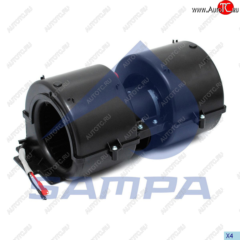 7 799 р. Вентилятор DAF 45FA отопителя салона SAMPA SAMPA 051.356  с доставкой в г. Майкоп