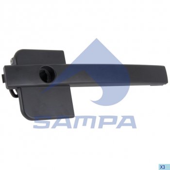 1 269 р. Ручка DAF двери наружная левая (без личники) SAMPA SAMPA 051.362  с доставкой в г. Майкоп. Увеличить фотографию 1