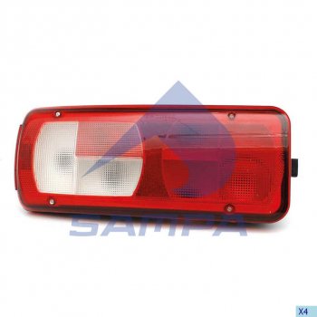 8 299 р. Фонарь задний DAF CF75IV,CF85IV,XF105 левый SAMPA SAMPA 051.480  с доставкой в г. Майкоп. Увеличить фотографию 1