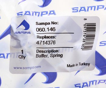 679 р. Отбойник IVECO Stralis рессоры задней SAMPA SAMPA 060.146  с доставкой в г. Майкоп. Увеличить фотографию 3