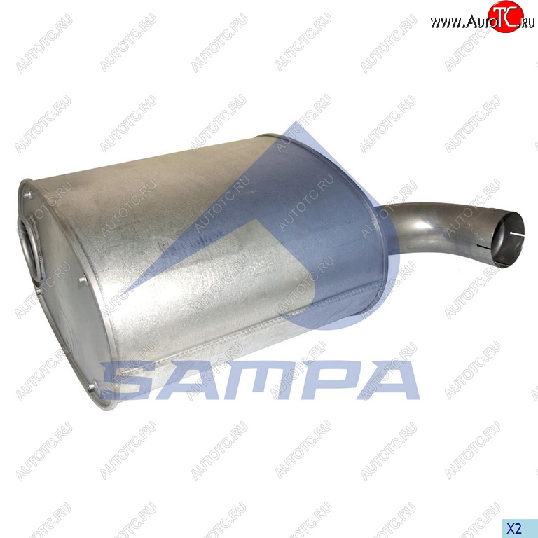 17 999 р. Глушитель IVECO SAMPA SAMPA 060.414  с доставкой в г. Майкоп