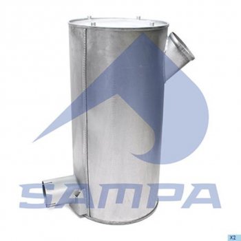 15 599 р. Глушитель IVECO EuroTech (ЕВРО-1) SAMPA SAMPA 060.416  с доставкой в г. Майкоп. Увеличить фотографию 1