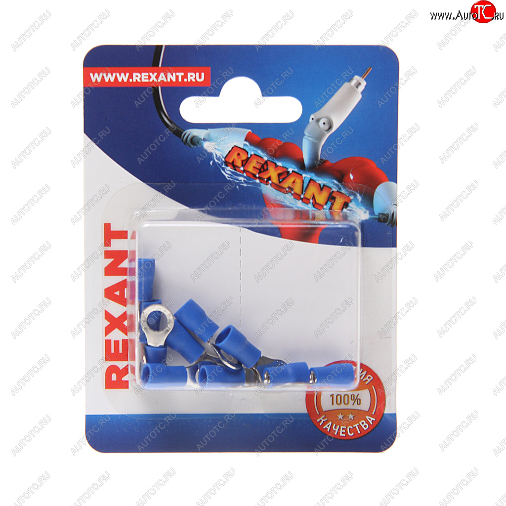 111 р. Клемма (кольцо) d=5.3 под провод 1.5-2.5 кв.мм изолированная (10шт.) REXANT REXANT 06-0419-a  с доставкой в г. Майкоп