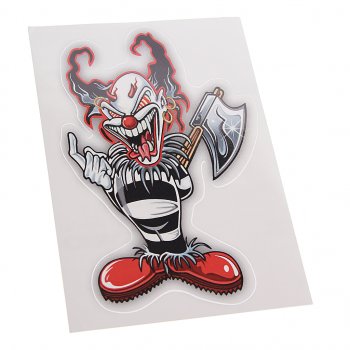 64 р. Наклейка виниловая вырезанная Joker 11х17см полноцветная AUTOSTICKERS AUTOSTICKERS 061320  с доставкой в г. Майкоп. Увеличить фотографию 1