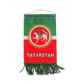172 р. Вымпел TATARSTAN с бахромой (8х12см) на присоске AUTOSTICKERS 06271057538  с доставкой в г. Майкоп. Увеличить фотографию 1