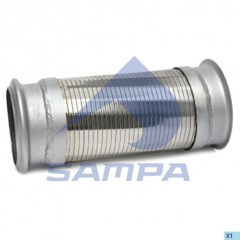 3 199 р. Гофра IVECO глушителя с фланцем (129x290) SAMPA SAMPA 064.387  с доставкой в г. Майкоп. Увеличить фотографию 1