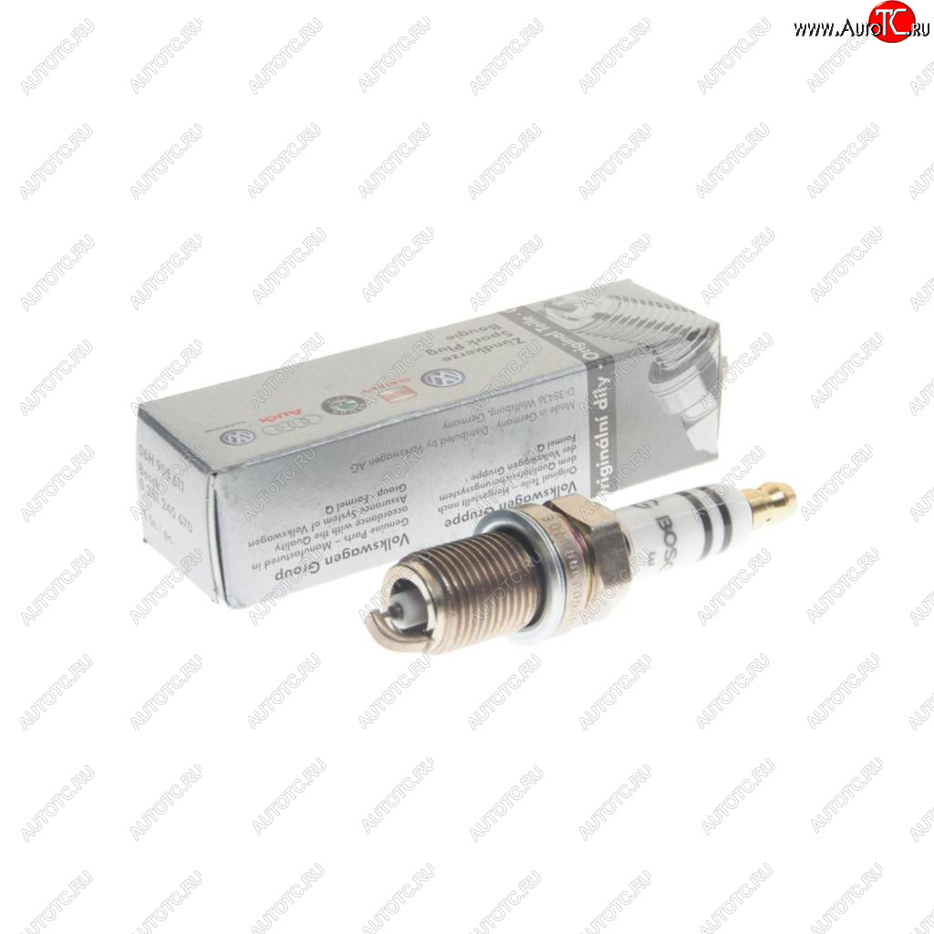2 079 р. Свеча зажигания VW AUDI SEAT SKODA (04-) (1.82.0 TSITFSI) (BOSCH) OE VAG 06h905611  с доставкой в г. Майкоп