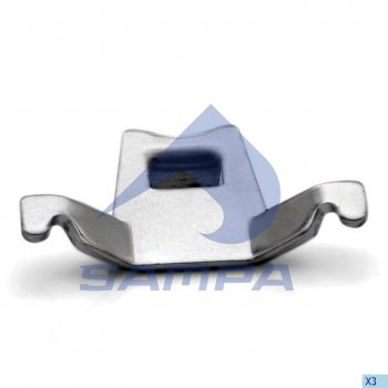 82 р. Пластина BPW крепления стяжных пружин (SN30) SAMPA SAMPA 070.193  с доставкой в г. Майкоп. Увеличить фотографию 1