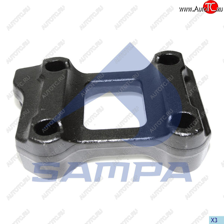 3 359 р. Кронштейн BPW крепления рессоры правой (без пальца) SAMPA SAMPA 070.327  с доставкой в г. Майкоп