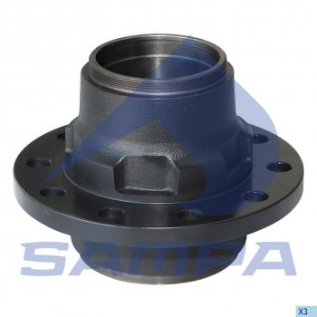 10 749 р. Ступица BPW (ECO) колеса (SN3036,8-9т) SAMPA SAMPA 070.347  с доставкой в г. Майкоп. Увеличить фотографию 1