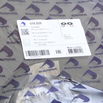 4 999 р. Щиток BPW барабана тормозного пылезащитный (комплект на ось, 150 SN4220) SAMPA SAMPA 070.529  с доставкой в г. Майкоп. Увеличить фотографию 3