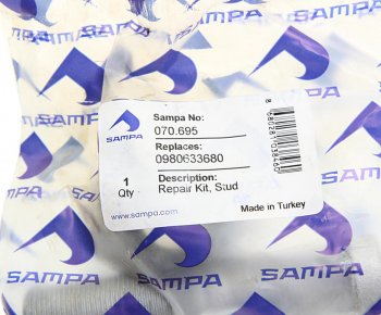 479 р. Шпилька колеса BPW в сборе (M22x1.5x9762) (гайка) SAMPA SAMPA 070.695  с доставкой в г. Майкоп. Увеличить фотографию 3