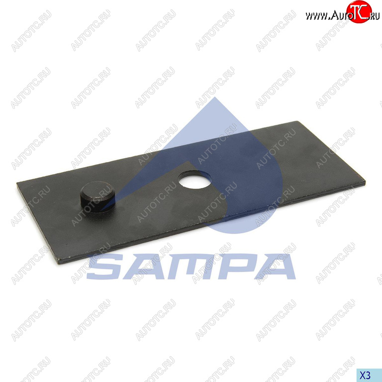 579 р. Пластина BPW рессоры (235х98х5) SAMPA SAMPA 071.016  с доставкой в г. Майкоп