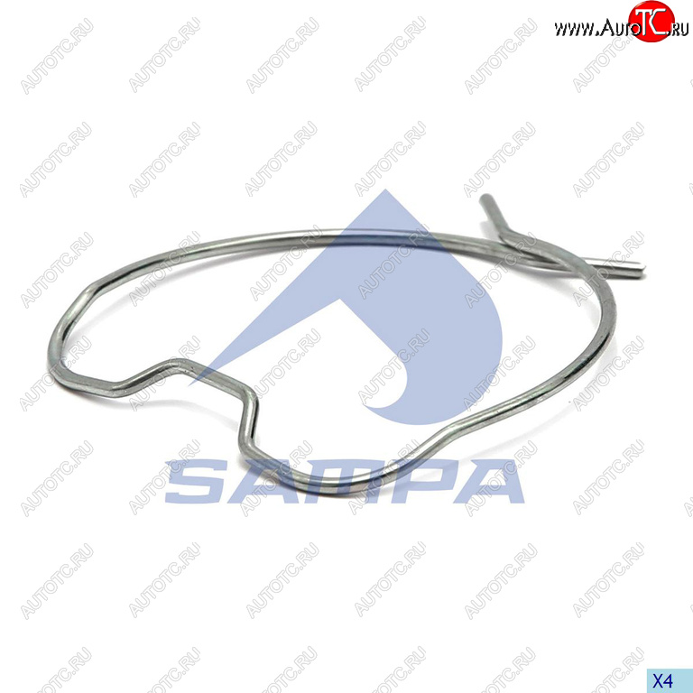 37 р. Кольцо стопорное BPW (ECO Plus) ступицы 62х1.8 SAMPA SAMPA 071.025  с доставкой в г. Майкоп