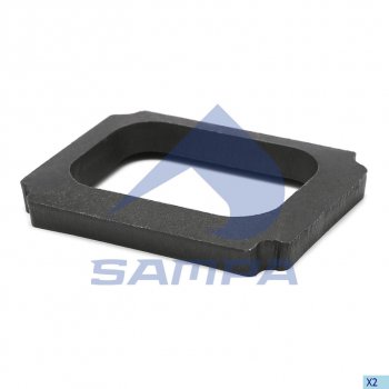 130 р. Пластина BPW крепления рессоры центрирующая SAMPA SAMPA 071.045  с доставкой в г. Майкоп. Увеличить фотографию 1