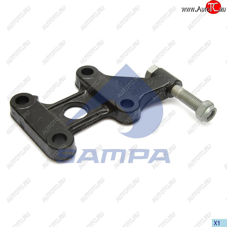 4 999 р. Подкладка BPW рессоры с креплением под амортизатор правая SAMPA SAMPA 071.052  с доставкой в г. Майкоп