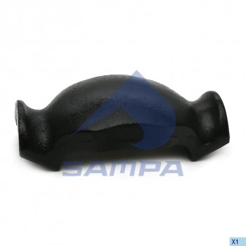 1 579 р. Сегмент BPW стремянки двойной под рессору L=70 (балка d=120мм) SAMPA SAMPA 071.100  с доставкой в г. Майкоп. Увеличить фотографию 1