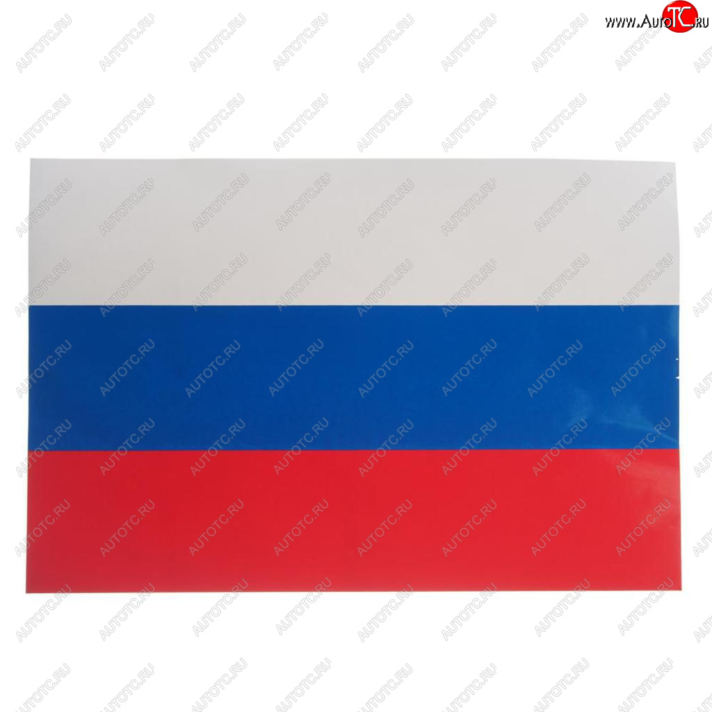 95 р. Наклейка виниловая вырезанная RUS-флаг 30х20см полноцветная AUTOSTICKERS AUTOSTICKERS 071930  с доставкой в г. Майкоп