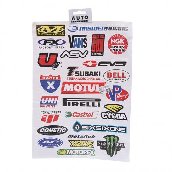 204 р. Наклейка виниловая вырезанная MOTEREX 25х35см в наборе полноцветная AUTOSTICKERS AUTOSTICKERS 073279  с доставкой в г. Майкоп. Увеличить фотографию 1