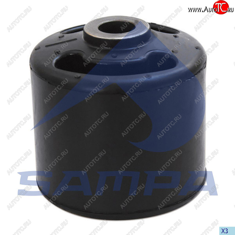3 379 р. Сайлентблок INTRAX SAF полурессоры (подвески прицепа) (30х155х170) SAMPA SAMPA 075.075  с доставкой в г. Майкоп