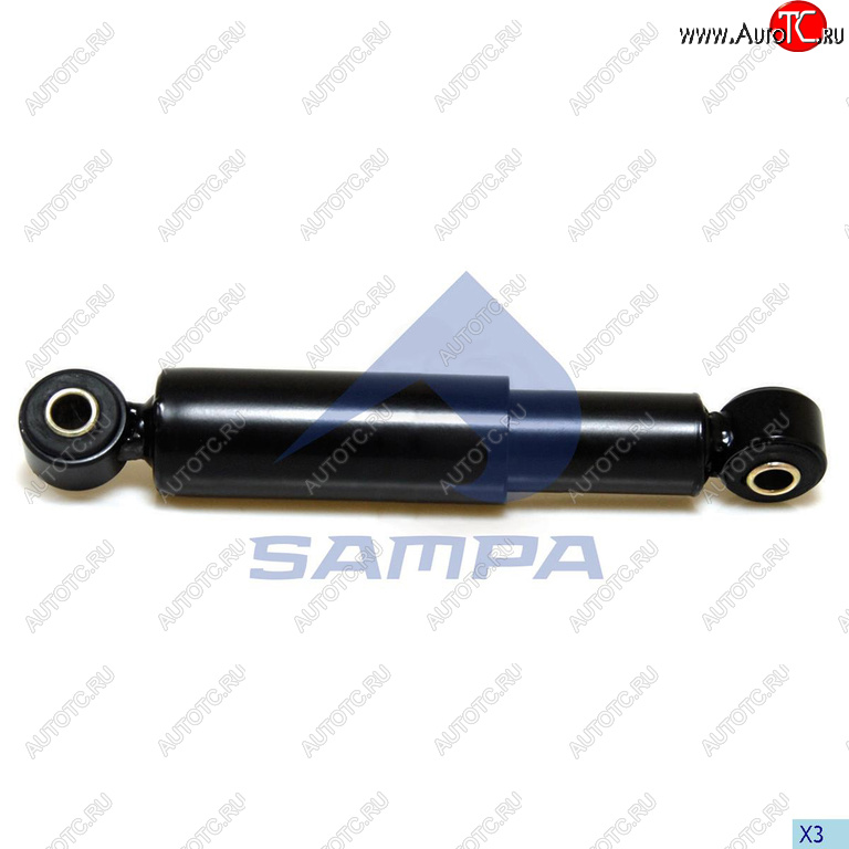 3 599 р. Амортизатор BPW SAF полуприцепа, прицепа (489318 70х75 20х78 20х68 ОО) SAMPA SAMPA 075.081-01  с доставкой в г. Майкоп