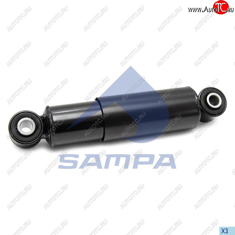 4 299 р. Амортизатор FRUEHAUF SAF SCHMITZ полуприцепа,прицепа (317475 70х80 20x62 20x62 ОО) SAMPA SAMPA 075.180-01  с доставкой в г. Майкоп