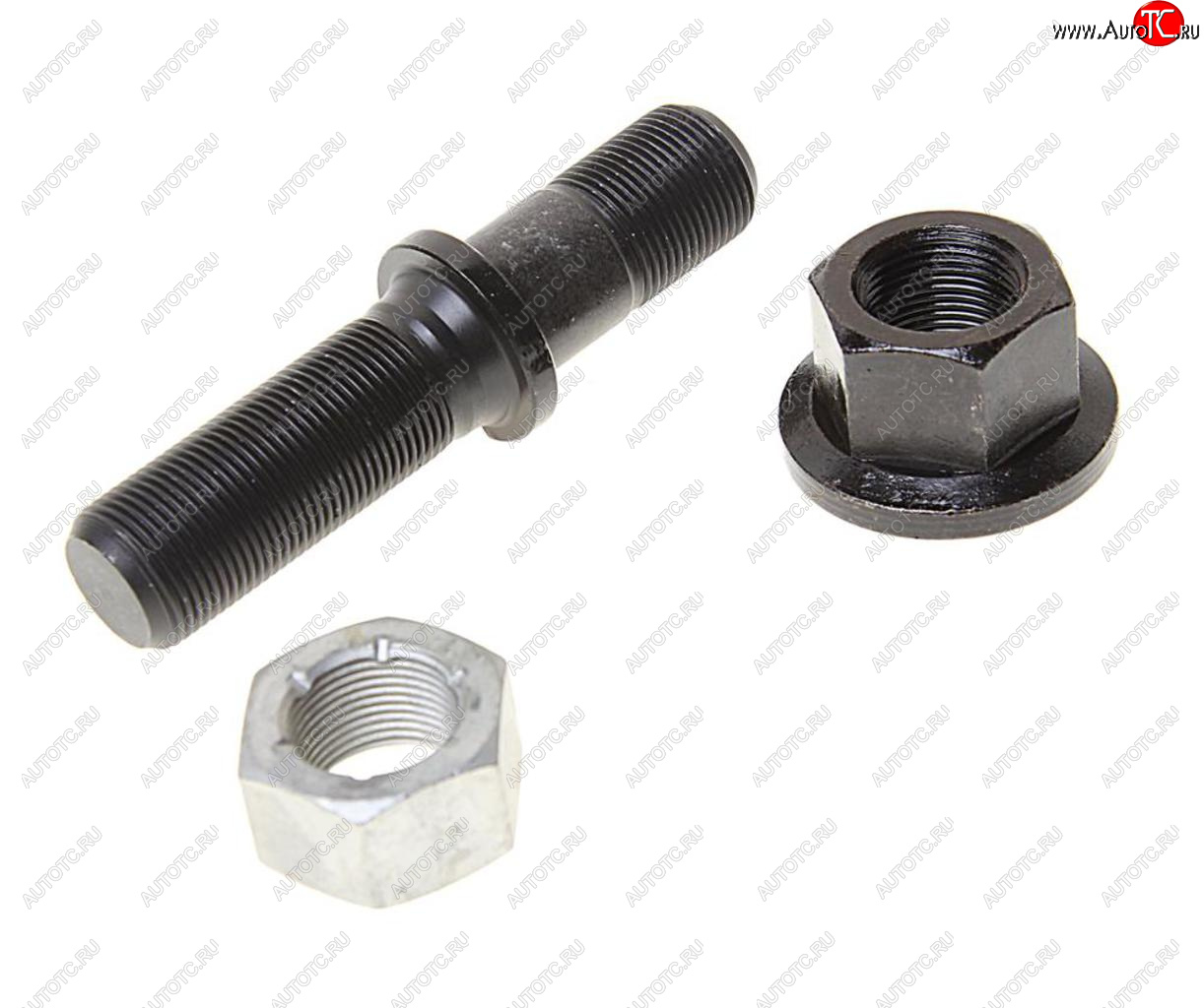 499 р. Шпилька колеса SAF (M22x1.5,M22x1.5,L=112) в сборе (гайки 04029,06425) SAMPA SAMPA 075.599  с доставкой в г. Майкоп