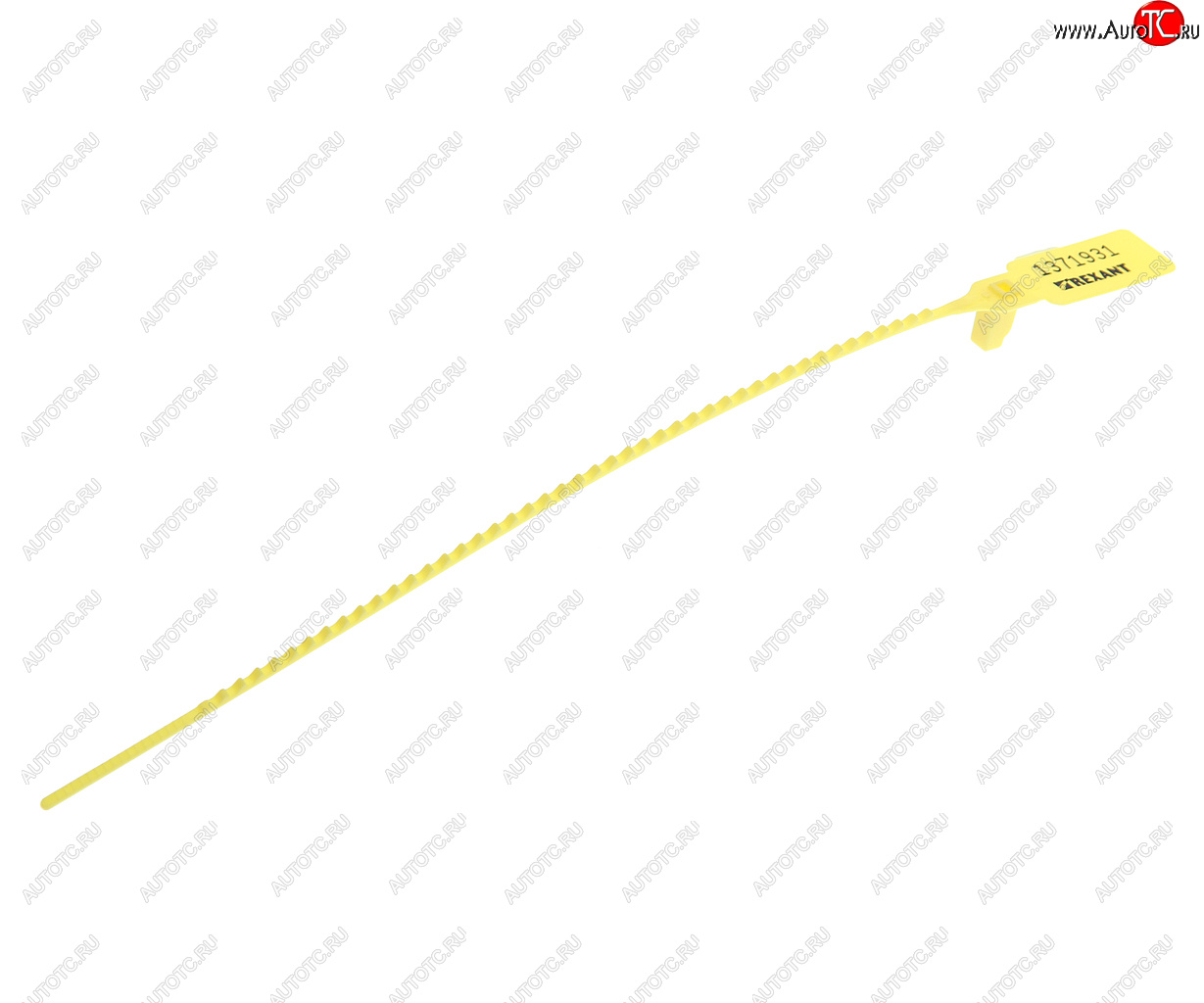 12 р. Пломба пластиковая L=255мм номерная (желтая) REXANT REXANT 07-6122  с доставкой в г. Майкоп