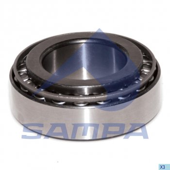 1 579 р. Подшипник ступицы MAN SAF (60x110x38.3мм) SAMPA SAMPA 079.010  с доставкой в г. Майкоп. Увеличить фотографию 1