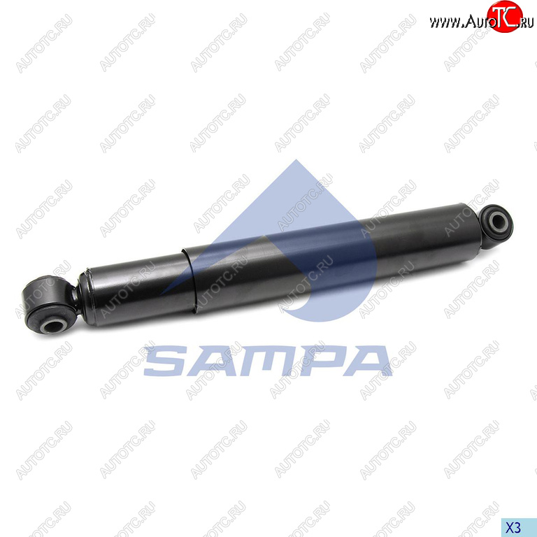 4 599 р. Амортизатор RENAULT Kerax задний (526882 71х80 20х55 25х62 OO) SAMPA SAMPA 079.012-01  с доставкой в г. Майкоп