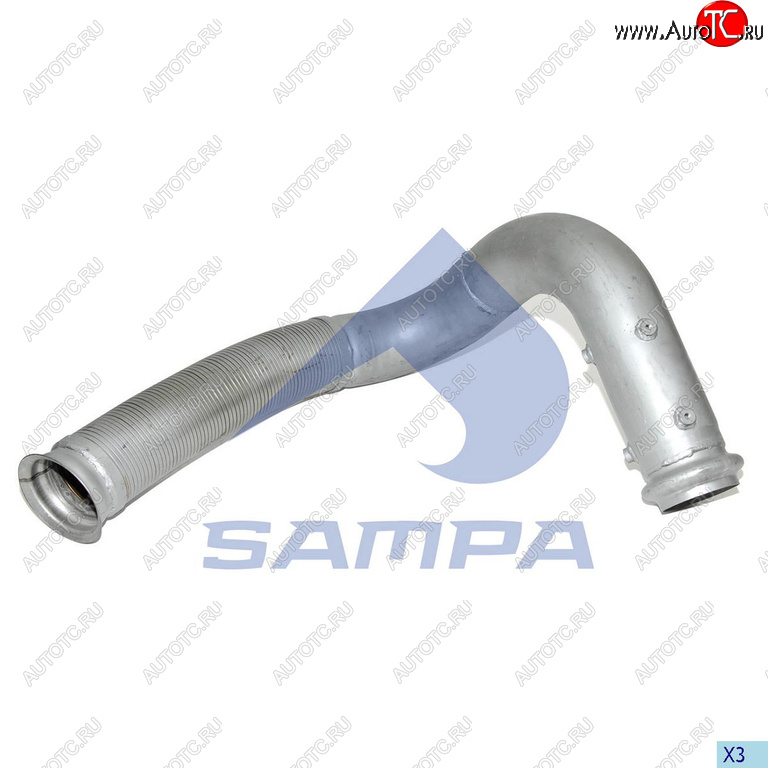 9 549 р. Труба приемная глушителя RENAULT Premium передняя SAMPA SAMPA 079.164  с доставкой в г. Майкоп