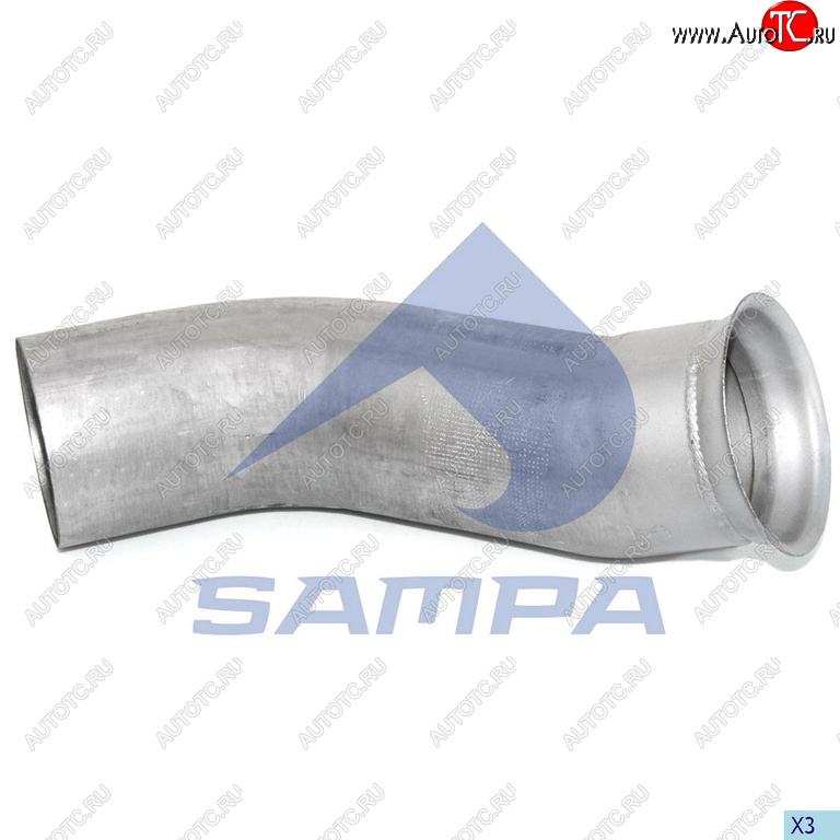 3 699 р. Труба приемная глушителя RENAULT SAMPA SAMPA 079.188  с доставкой в г. Майкоп