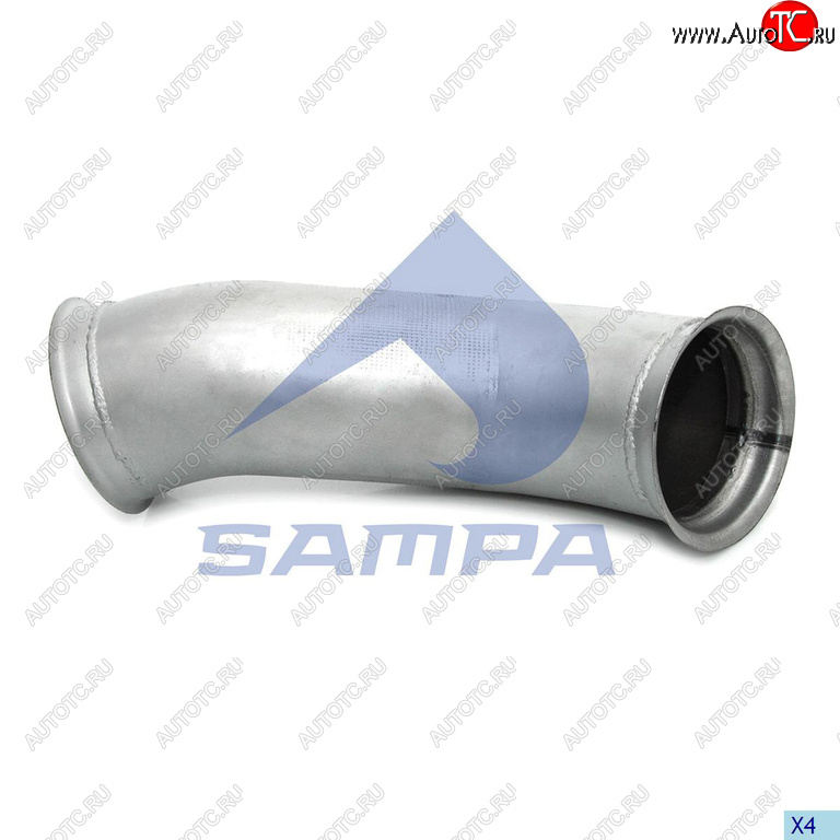 3 699 р. Труба приемная глушителя VOLVO FH SAMPA SAMPA 079.190  с доставкой в г. Майкоп