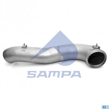 9 549 р. Глушитель VOLVO (ЕВРО-5) SAMPA SAMPA 079.193  с доставкой в г. Майкоп. Увеличить фотографию 1