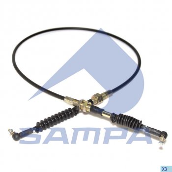 2 349 р. Трос акселератора L=1700мм RENAULT Magnum SAMPA SAMPA 079.326  с доставкой в г. Майкоп. Увеличить фотографию 1